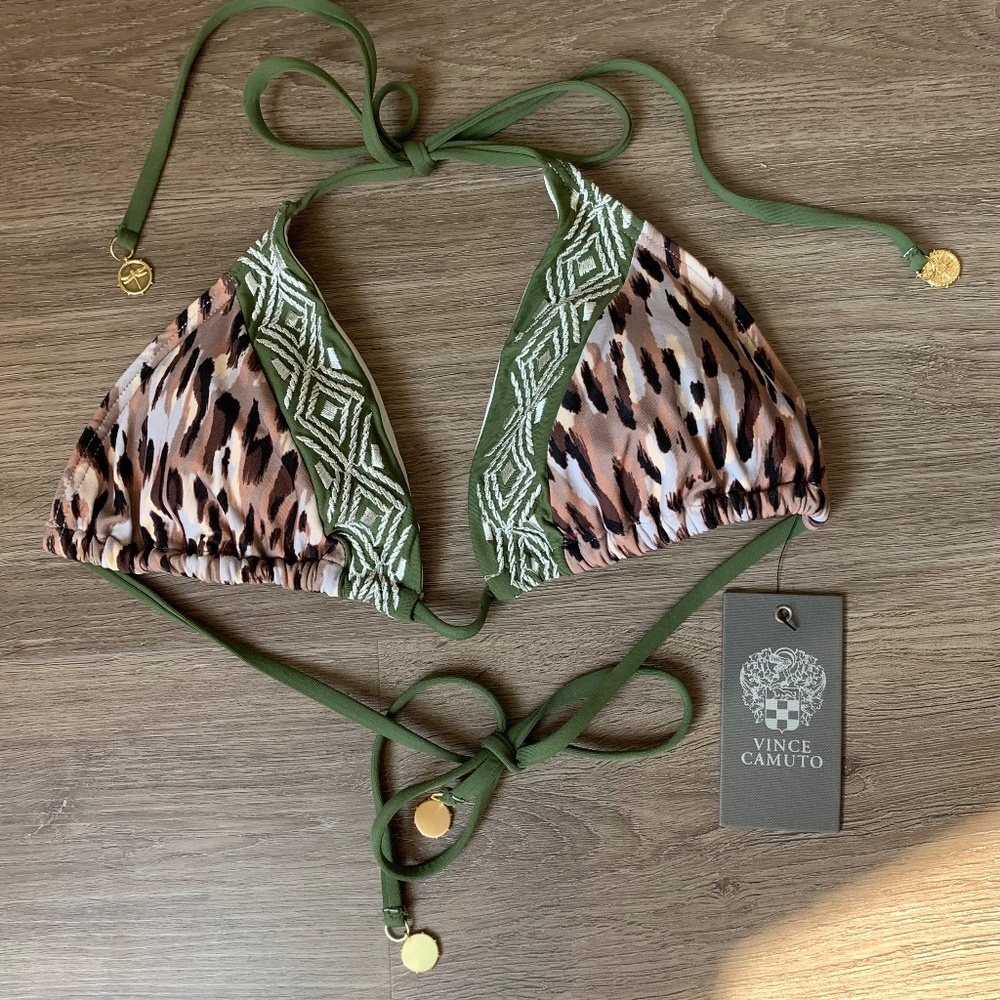 Vince Camuto Woman’s Bikini Swim Top Size Medium NWT